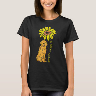 T-shirt Tournesol Sunshine Golden Retriever Chien de Compa