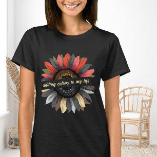 T-shirt Tournesol Thanksgiving Automne Inspirations Femmes