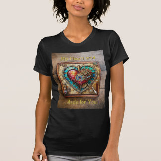 T-shirt Tournesol Tiré Coeur Série Steampunk