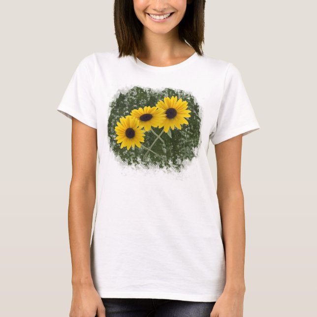 T-shirt Tournesol triplé (Devant)