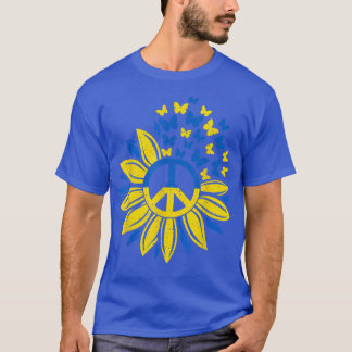T-shirt Tournesol Ukraine Drapeau ukrainien Ukraine Fierté