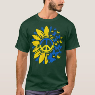 T-shirt Tournesol Ukraine Drapeau ukrainien Ukraine Fierté