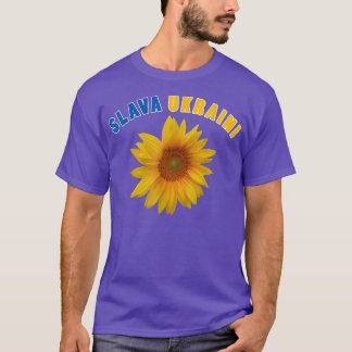 T-shirt Tournesol Ukraine une Slava Ukraini 