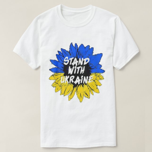 T-shirt Tournesol ukrainien (3) (Design devant)