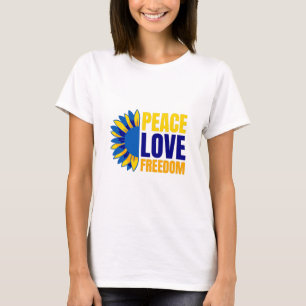 T-shirt Tournesol ukrainien - Soutenez l'Ukraine