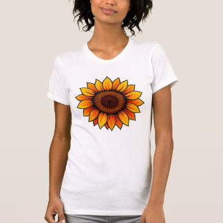 T-shirt tournesol vibrant - pour femmes
