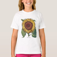 Tournesol Vintage Damas Fleur Art