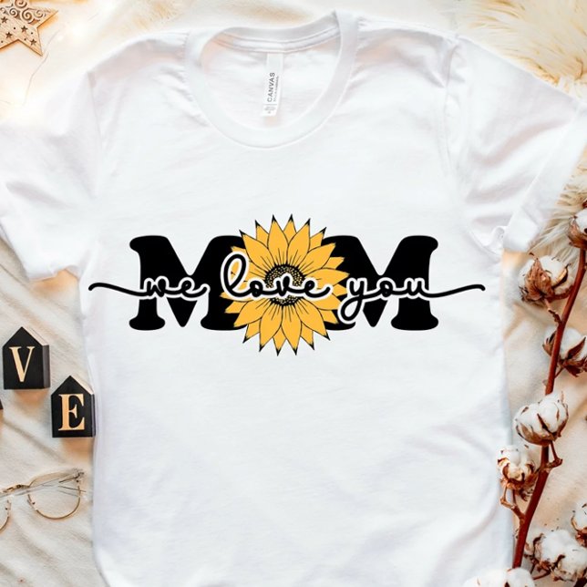 T-shirt Tournesol "We Love You Mom" Tee (Créateur téléchargé)