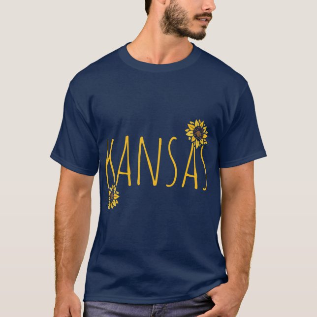 T-shirt Tournesols du Kansas 1 (Devant)