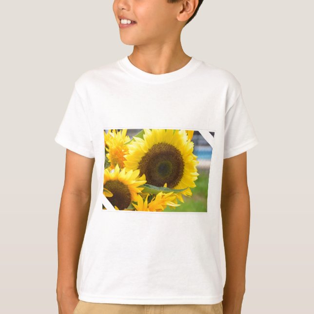 T-shirt Tournesols en fleur (Devant)