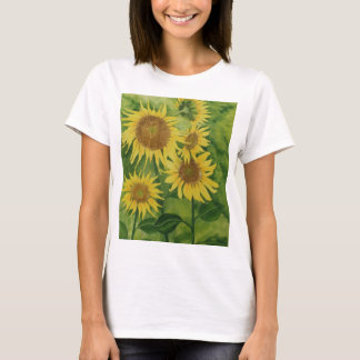 T-shirt tournesols multi