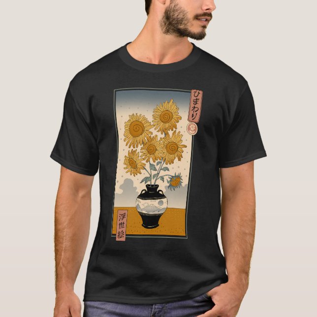 T-shirt Tournesols Ukiyo-E (Devant)