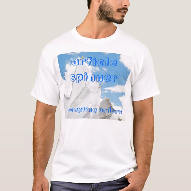 T-shirt Tourneur d'articles (Devant)