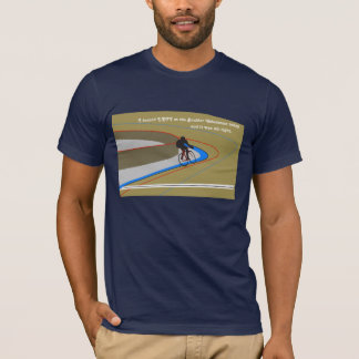 T-shirt Tournez à gauche au vélodrome de Boulder
