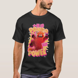 T-shirt Tournez le baseball Red Panda Power