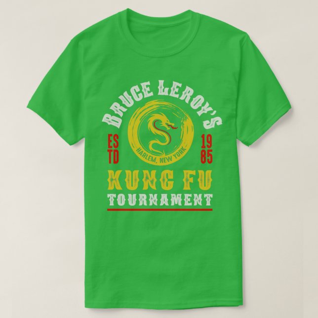 T-shirt Tournoi de Bruce Leroys Kung Fu (Design devant)