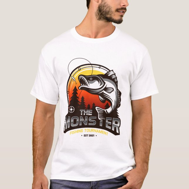 T-shirt Tournoi de pêche (Devant)