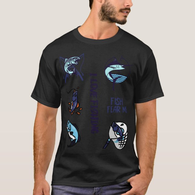 T-shirt Tournoi de pêche - Pêche (Devant)