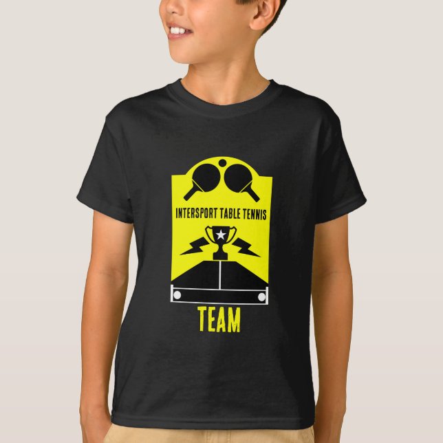 T-shirt Tournoi de tennis de table (Devant)