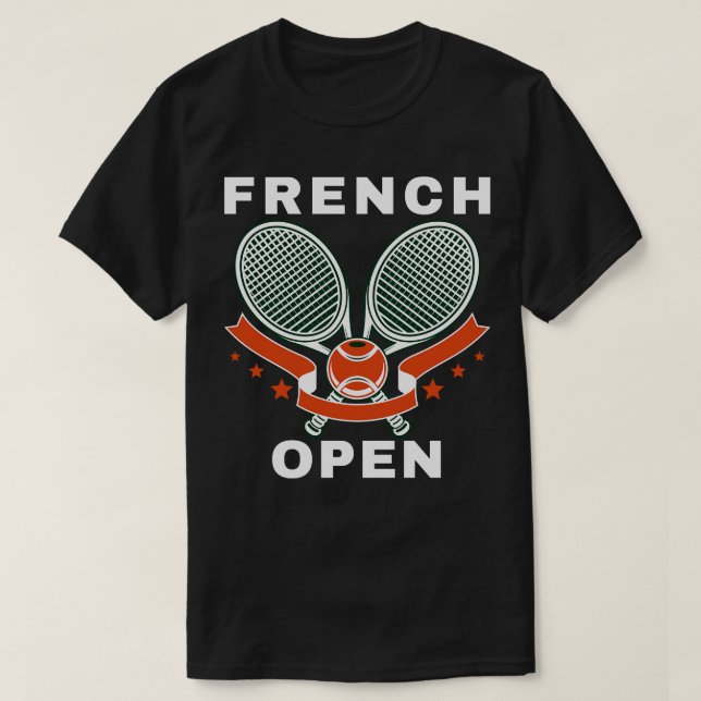 T-shirt Tournoi de tennis français (Design devant)