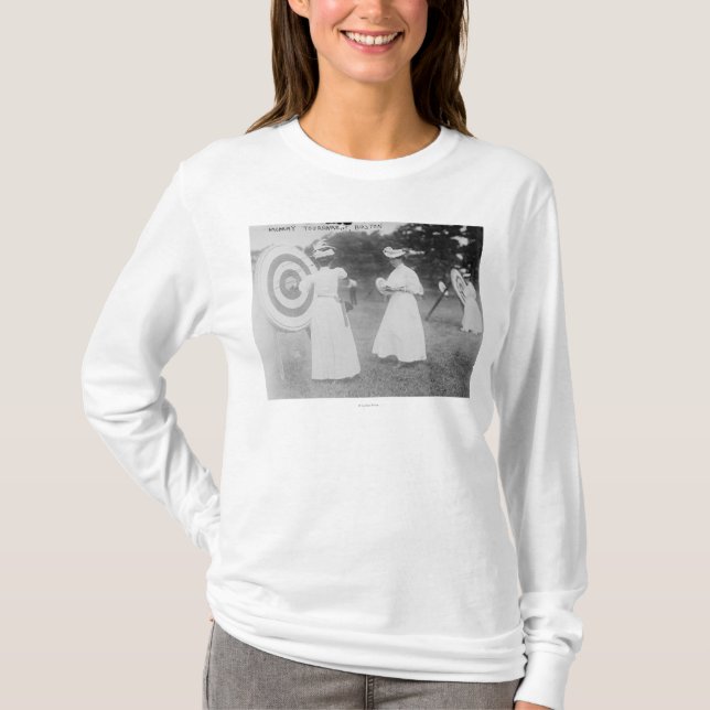 T-shirt Tournoi de tir à l'arc à Boston, photographie de (Devant)