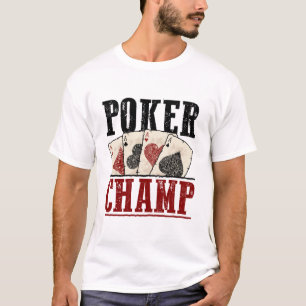 T-shirt Tournoi du joueur de poker Champ