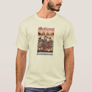 T-SHIRT TOURNOI MÉDIÉVAL, CHEVALIERS DE COMBAT ET