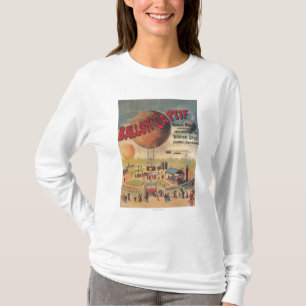 T-shirt Tours de ballon captif à une affiche d'exposition