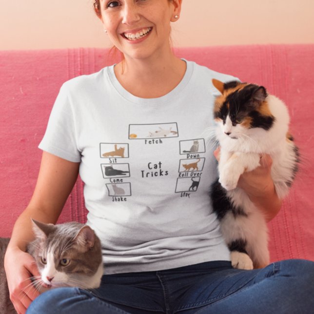 T-shirt Tours de chat drôles (Créateur téléchargé)