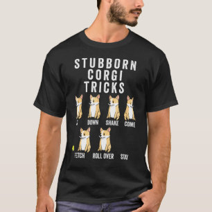 T-shirt Tours de Corgi Têtu  Chien