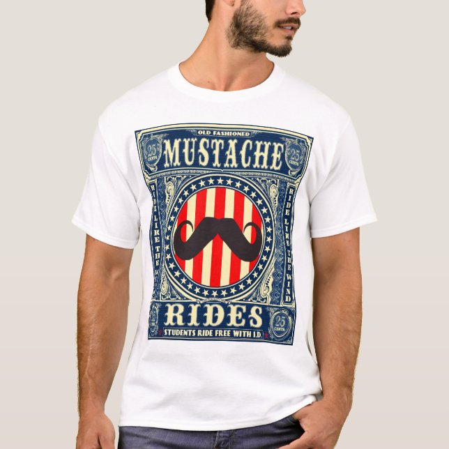 T-SHIRT TOURS DE MOUSTACHE (Devant)