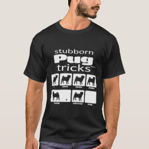 T-shirt Tours essentiels pour un Pug têtu 367