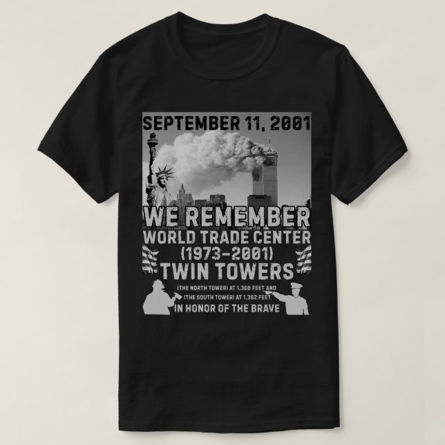 T-shirt Tours jumelles 9/11 (Design devant)