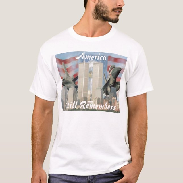 T-shirt Tours jumelles 9/11 Chemise commémorative (Devant)