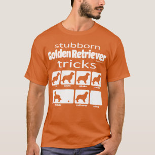 T-shirt Tours têtus de golden retriever