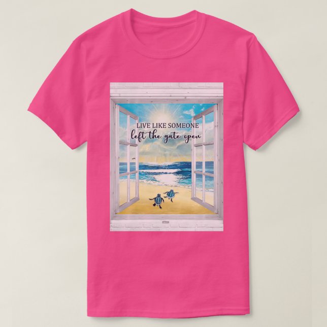 T-SHIRT TOURTELLE LIVE COMME (Design devant)