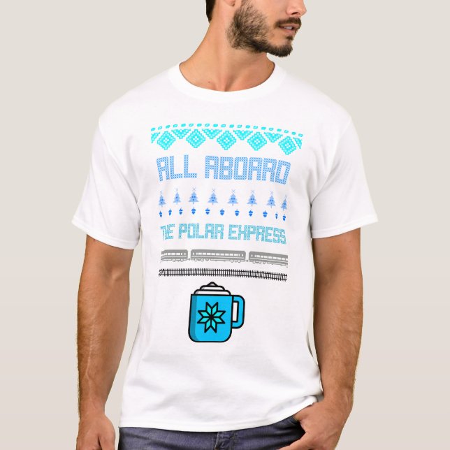 T-shirt Tous à bord de l'express (Devant)