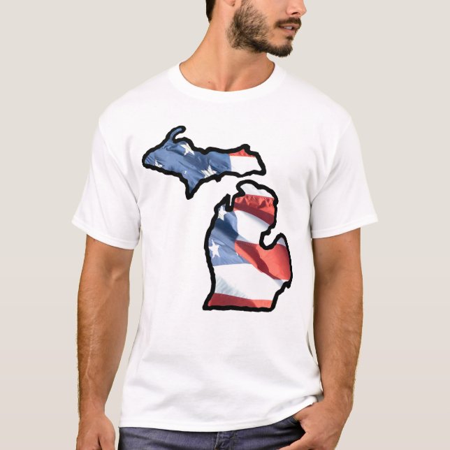 T-SHIRT TOUS AMÉRICAIN MICHIGAN (Devant)