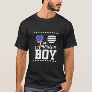 T-shirt Tous American Boys 4 juillet Boys Enfants Lunettes