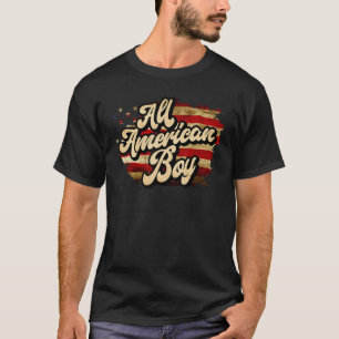 T-shirt Tous American Boys 4 juillet Boys Enfants Lunettes