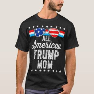 T-shirt Tous American Mom American Flag Lunettes de soleil