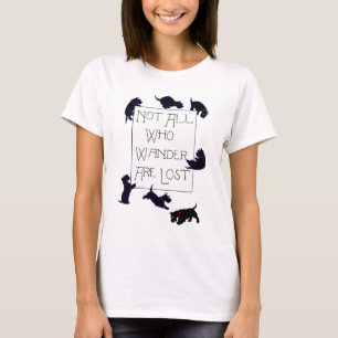 T-shirt Tous ceux qui errent... Les Scotties aussi !