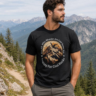 T-shirt Tous ceux qui errent ne sont pas perdus, Rétro Coo