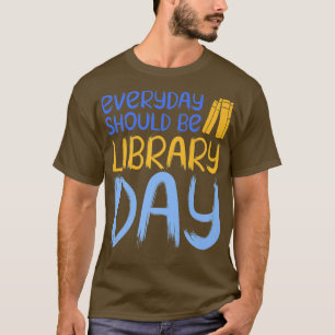 T-shirt Tous Devraient Être Louveur De Livre De La Journée