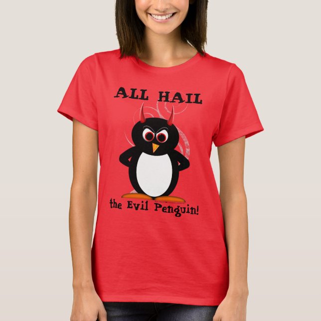 T-shirt Tous grêlent la chemise mauvaise de Penguin™ (Devant)