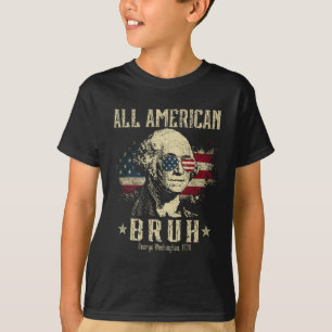 T-shirt Tous les Américains 4 juillet garçons Ados patriot