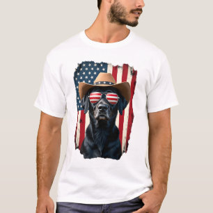 T-shirt tous les AMÉRICAINS amateurs de chiens pit bull (