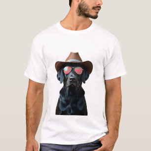 T-shirt tous les AMÉRICAINS amateurs de chiens pit bull (1