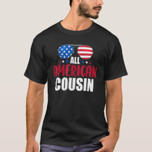 T-shirt Tous les Américains Cousin 4 juillet Famille Patri