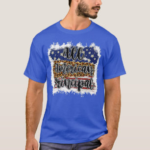 T-shirt Tous les américains Leopard Matching School Pré